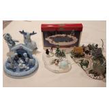 Group of Christmas Layout Scene Deco Pieces
