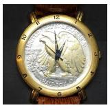 Walking Liberty Half Dollar Wrist Watch
