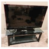 Samsung 52' LCD Flat Screen TV & Stand w/ Remote