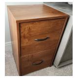 2-Drawer Home Office Wood Filing Cabinet
