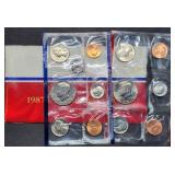 1987 US Double Mint Set in Envelope