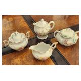 Two Lovely Victorian Floral Cream & Sugar Sets