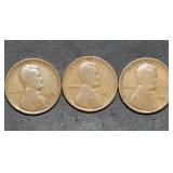 1910 1911 1912 Lincoln Wheat Cent Nice Early