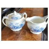 Woods Burslem Coronia Cream & Sugar Set