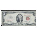 1953 $2 Red Seal Legal Tender Bank Note