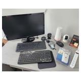 Monitor, Keyboards, Mice, Cameras, Motion Alarm