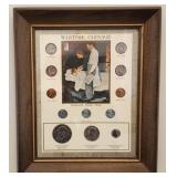 Normal Rockwell Framed Wartime Coinage Set