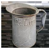 1 Quart Graniteware Measuring Pitcher Antique