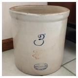 Red Wing Stoneware 3 Gallon Crock Nice