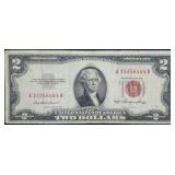 1953 $2 Red Seal Legal Tender Bank Note