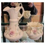 Belleek Aberdeen Ewer & Cache Pot Toothpick