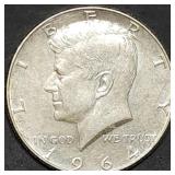 1964 Kennedy 90% Silver Half Dollar BU