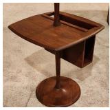 Mid-Century Modern Walnut Floor Lamp by Laurel