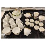 Japanese & English Style Tea Set Components