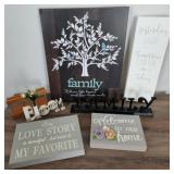 6pcs Decorative Items, Household Signs