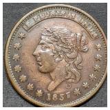 1837 E Pluribus Unum Hard Times Token Large Cent