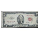 1953 $2 Red Seal Legal Tender Bank Note