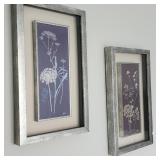 Signed Herbarium Prints in 19' Frames