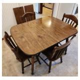 Dearborn Furniture Maple Dinette Set, 4 Chairs