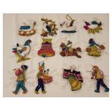 Lee Wards 12 Days of Christmas Felt Ornaments