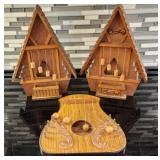 Vintage Handmade Wood Chime Boxes