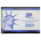 2001 US Mint Proof Set MIB