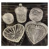 Waterford Crystal Heart Tray & Similar Items, 5pc