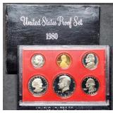 1980 US Mint Proof Set w/ SBA Dollar