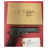 Remington Rand 1911A1 .45 auto Pistol