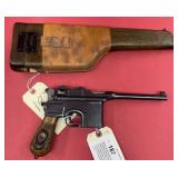 Mauser Broomhandle 9mm Pistol