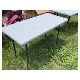 4' Poly Top Folding Table