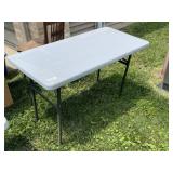 4' Poly Top Folding Table