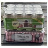 2 Dozen Pint Canning Jars - New