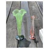 2 - Art Glass Vases