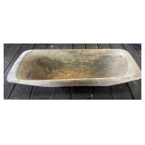 Early 34" Wood Dough Bowl