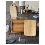 Breadbox and Cutting Boards