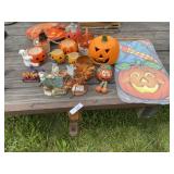 Large Lot of Fall/Halloween Decorations