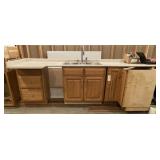 Oak Kitchen Base Cabinets