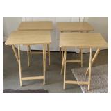 4 - Folding TV Tray Tables
