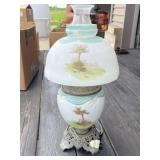 Oil Lamp - Has Been Electrified