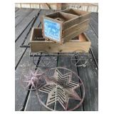Decorative Box and Wagon