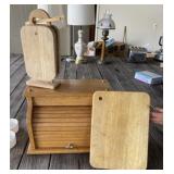 Breadbox and Cutting Boards