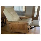 Oak Mission Rocker Recliner
