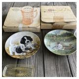 Pink Depression & Collector Plates