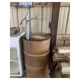 Oil Barrel and Pump