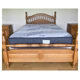 Queen Size Oak Bed