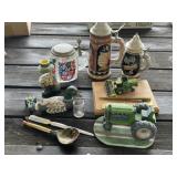 Steins, John Deere Collectibles & More