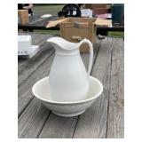 Bowl and Pitcher