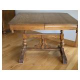 Antique Trestle Base Table