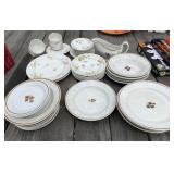 Ironstone Tea Leaf and Haviland Dishes